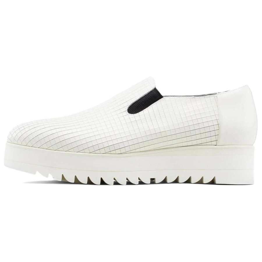 Onitsuka Tiger Slip On Casual Leather Shoes Women's White