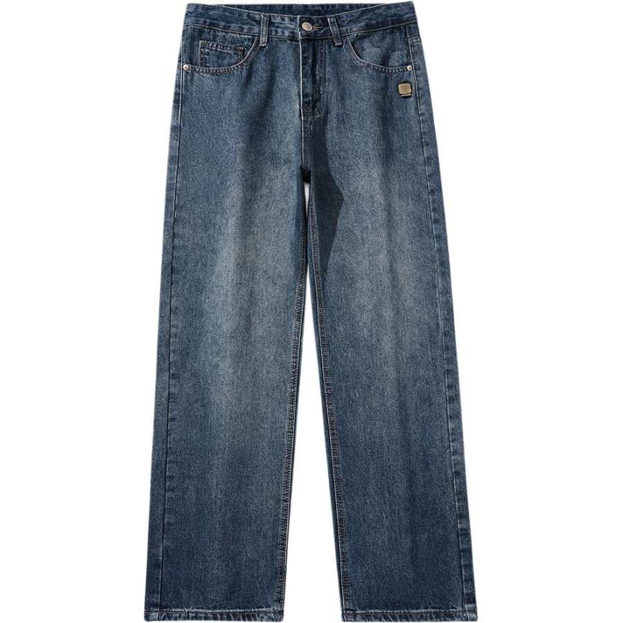 Tonlion Jeans Unisex Moderate Straight Fit Pants
