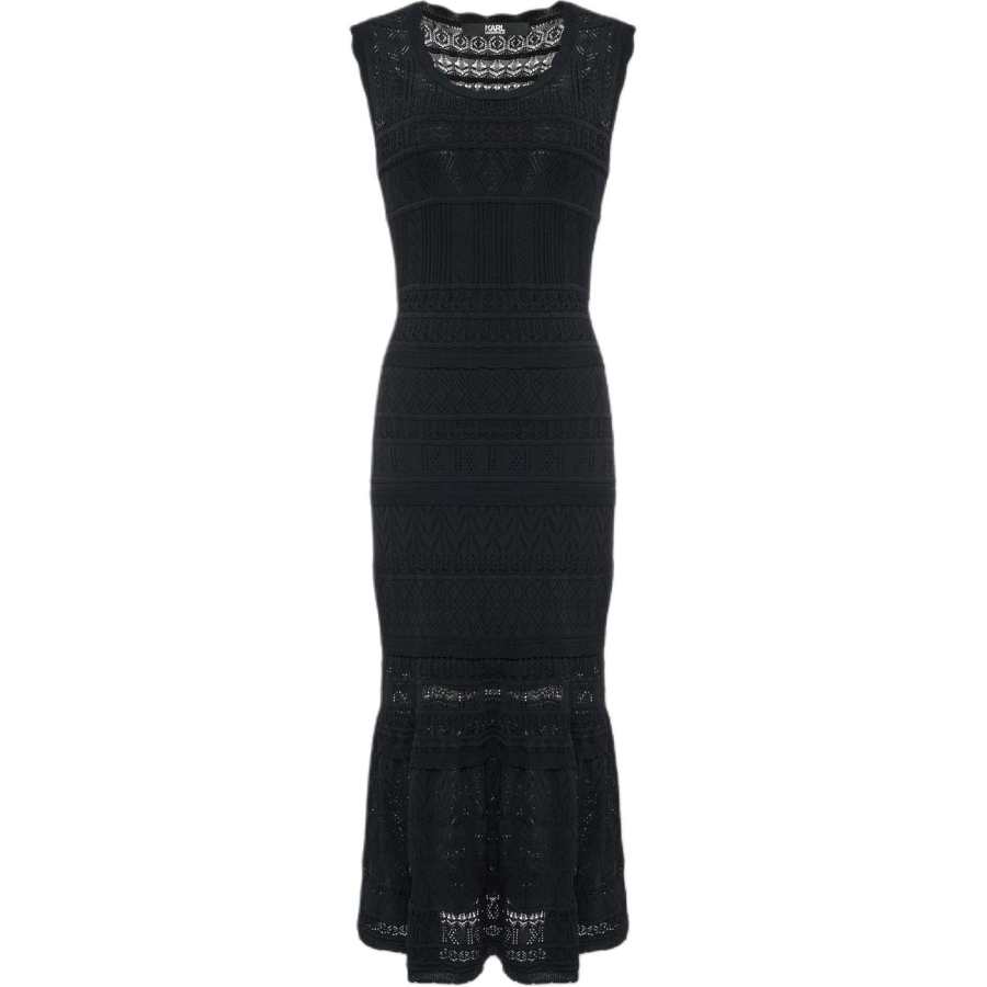 KARL LAGERFELD / Karl Lagerfeld Jeans Sleeveless Dresses Women's Black Moderate Fishtail Dress
