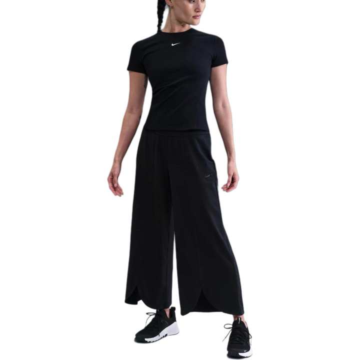 Nike Nike Knitted Sweatpants Women's 010 Black/Dark Smoke Gray Moderate Wide Leg Pants