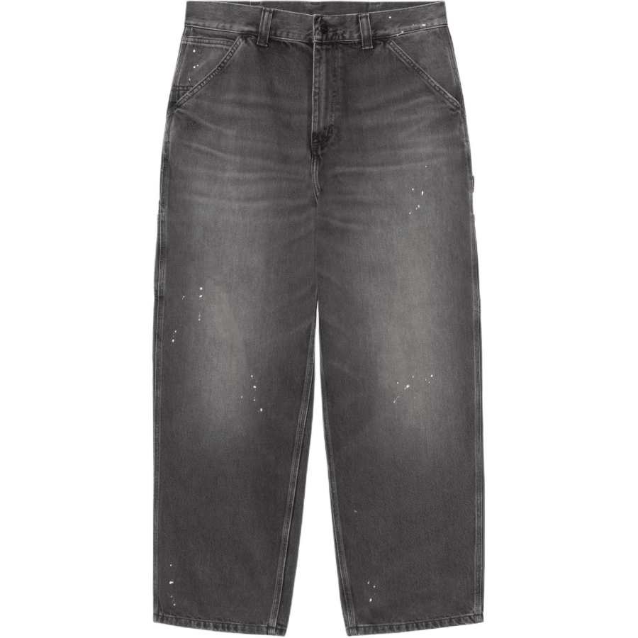 Carhartt WIP Jeans Unisex Black Moderate Straight Fit Pants
