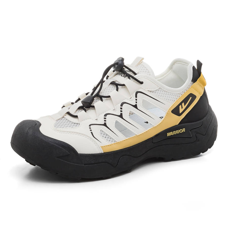 WARRIOR River Trekking Shoes Men's Ecru/Yellow/Black, Gray/Blue, Black