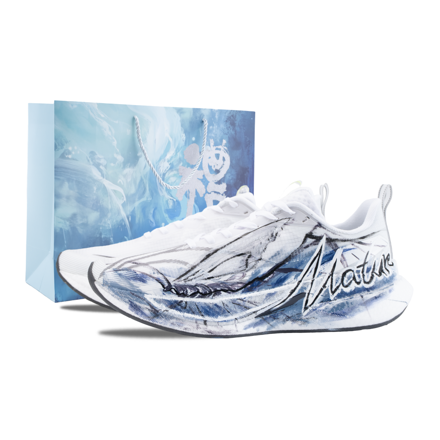 Li-Ning Li Ning Red Hare 9 PRO Running Shoes Men's Low Top White/Blue