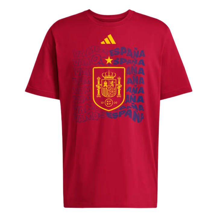 Adidas Adidas T Shirts Men's Team Power Red Crew Neck