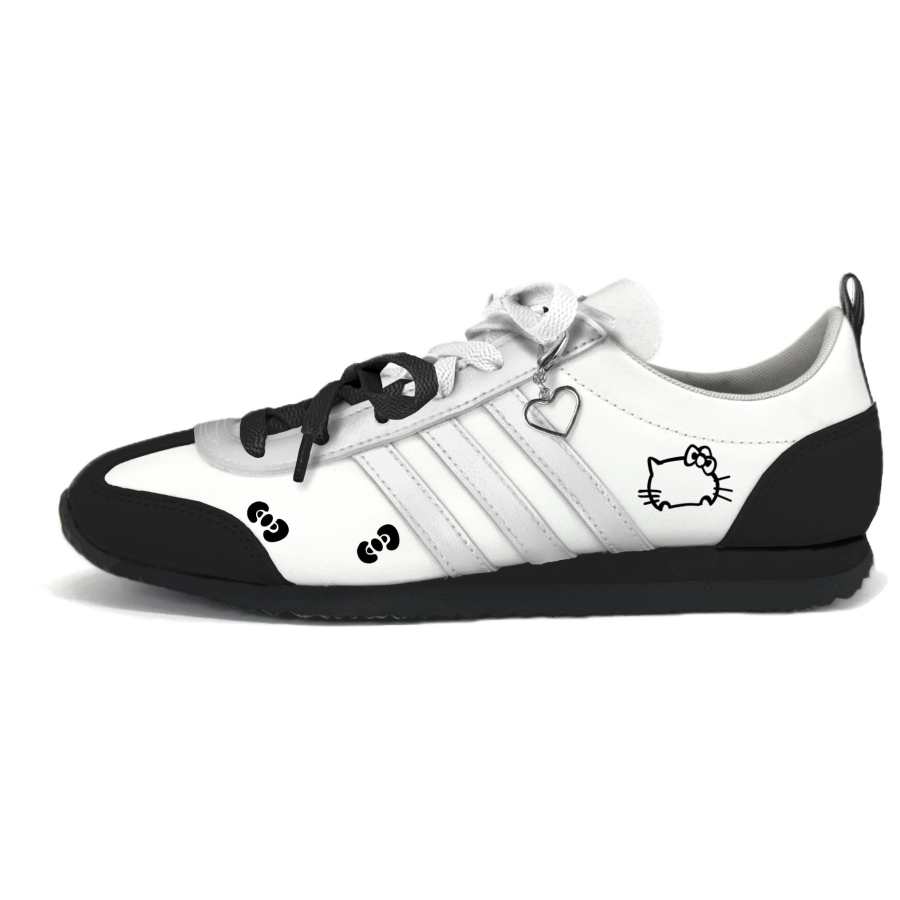 Adidas Adidas VS JOG 2.0 German Army Trainers Unisex Low Top Black/White