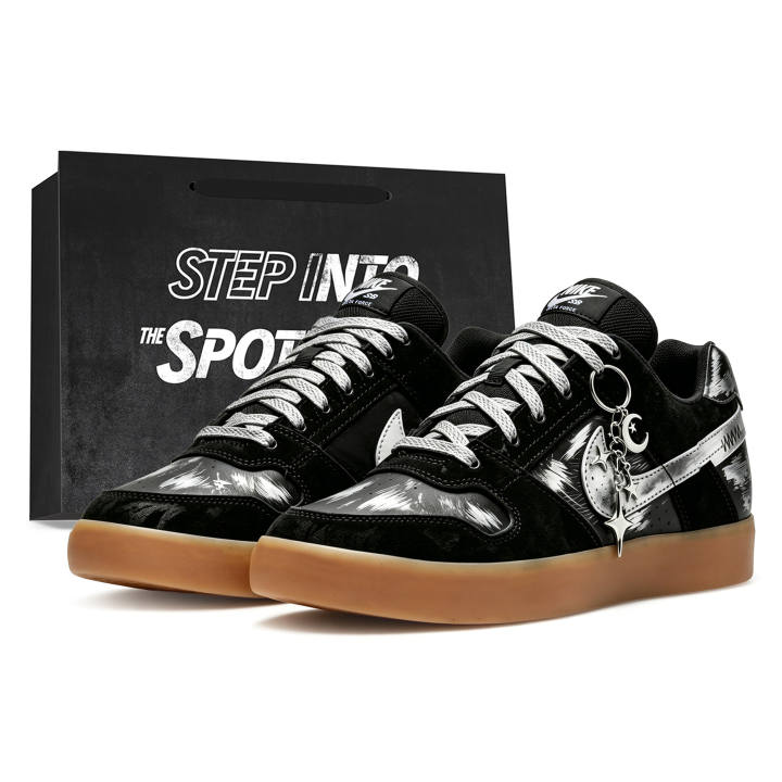 Nike Nike SB Delta Skateboard Shoes Unisex Low Top Black/White
