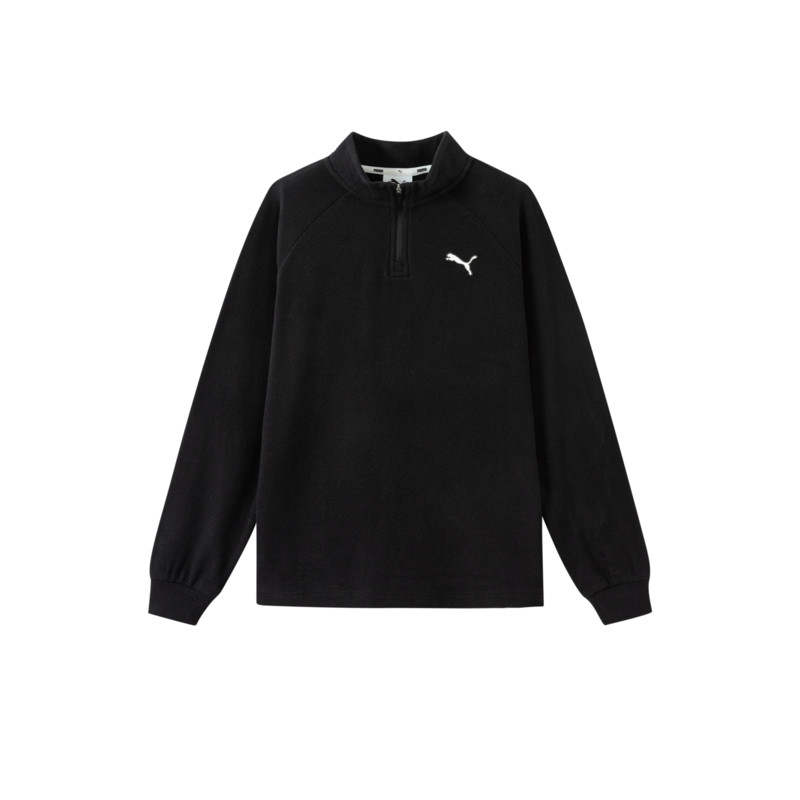 PUMA Kids T Shirts Half Open Collar Moderate Stretch