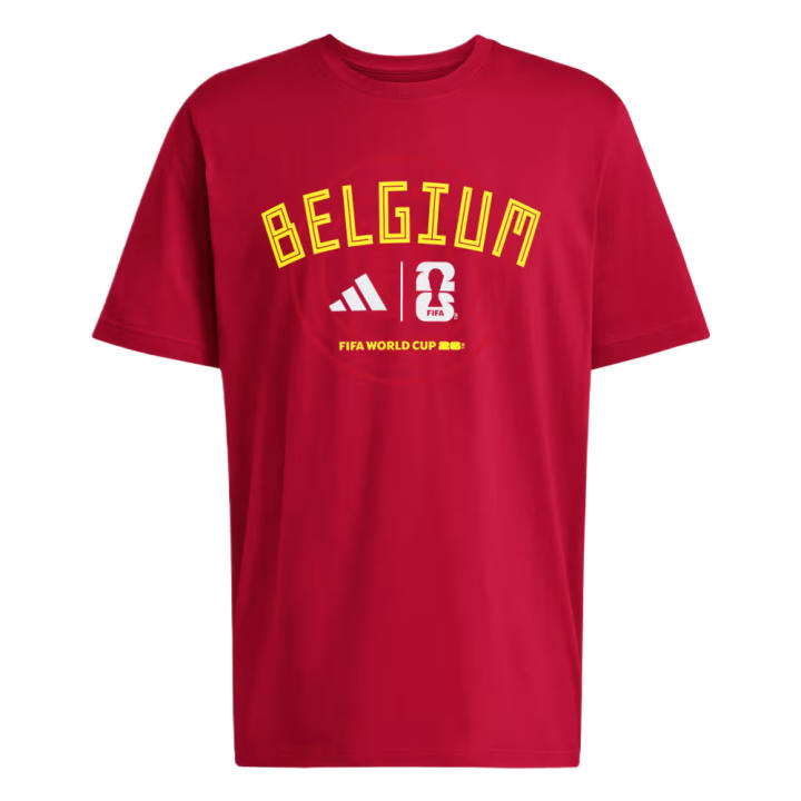Adidas Adidas T Shirts Men's Team Power Red Crew Neck