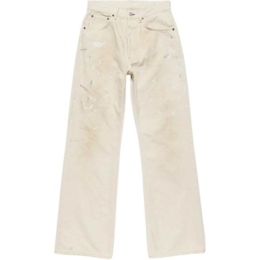 Acne Studios Acne Studios Jeans Women's White Moderate Straight Fit Pants