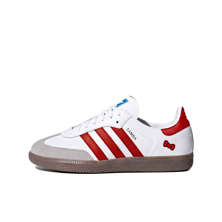 Adidas Originals SAMBA OG German Army Trainers Unisex Low Top Red