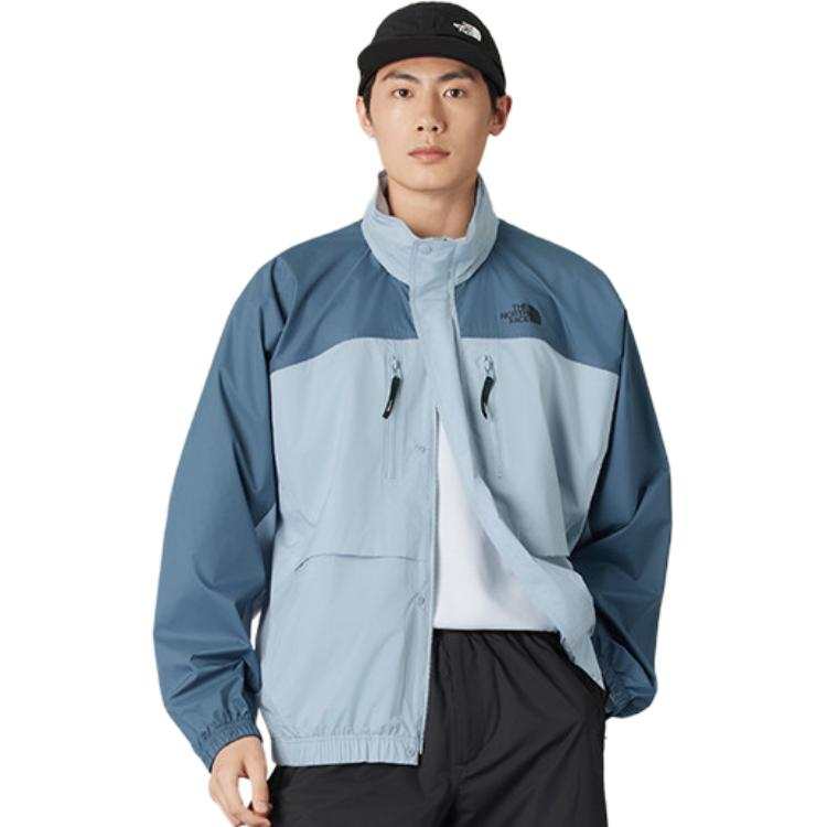 THE NORTH FACE Jackets Men's GKQ/Rock Frost Gray/Frozen Frost Gray Hooded Non Detachable Moderate Other