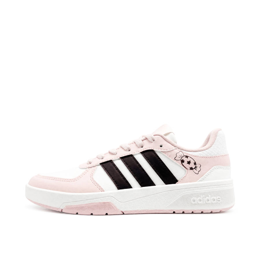 Adidas Adidas COURTBEAT Skateboard Shoes Unisex Low Top Pink/White