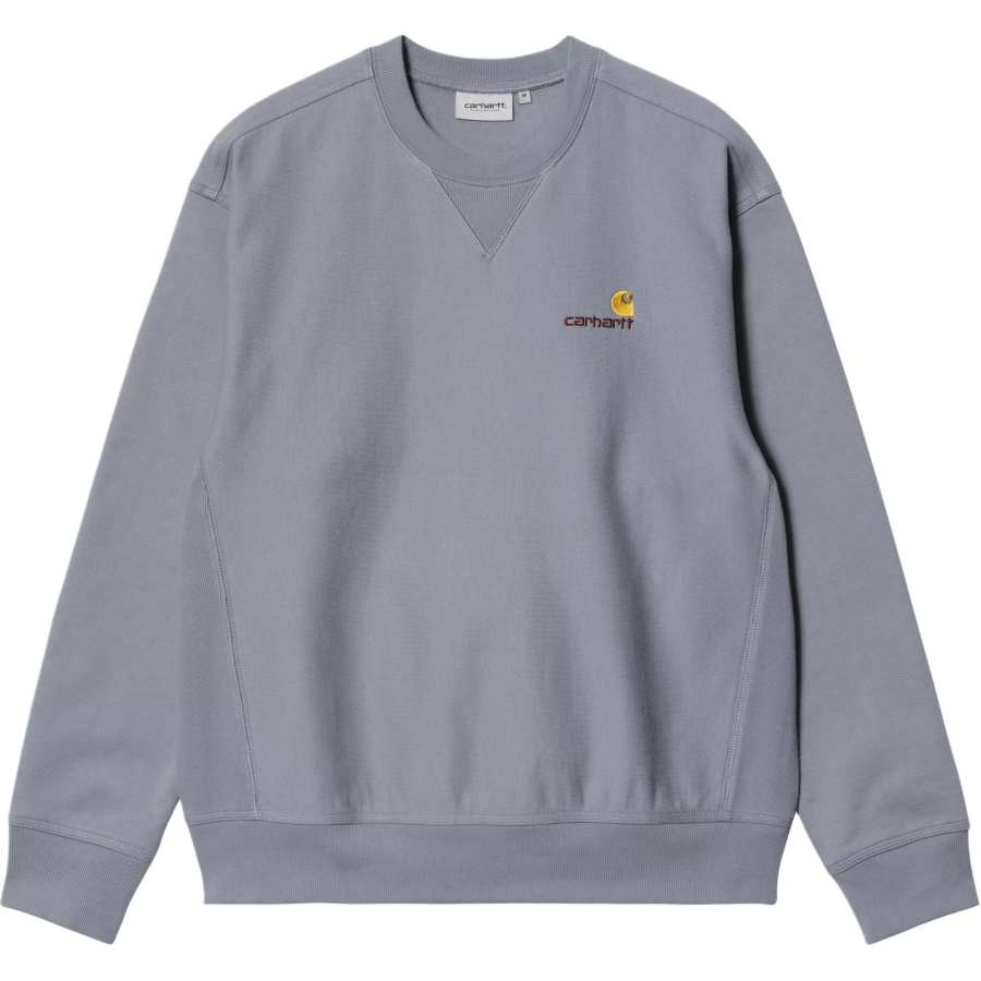 Carhartt WIP Sweatshirts Unisex Dark Blue Crew Neck Thickened
