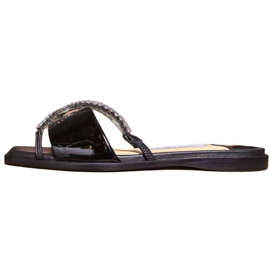 Jimmy Choo Slide Slippers Women's Black