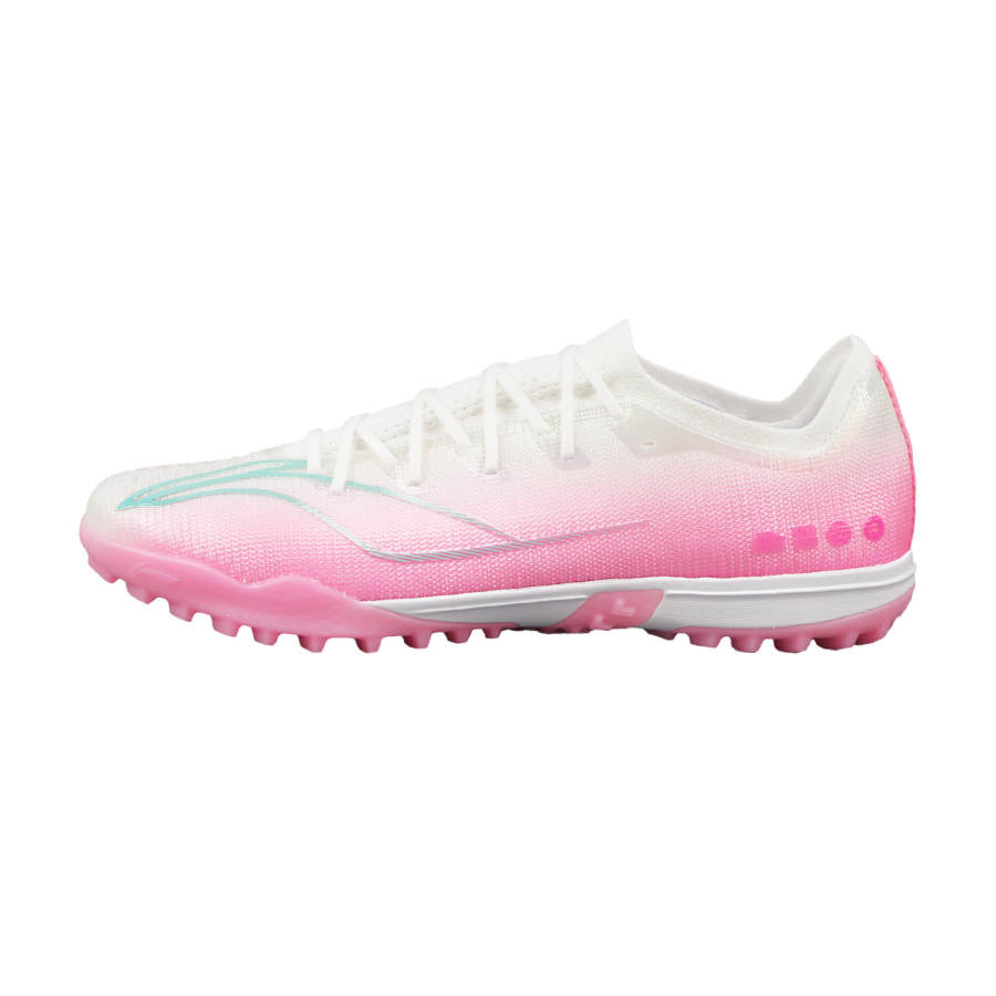 Li-Ning Li Ning Soccer Shoes Unisex Low Top White Pink