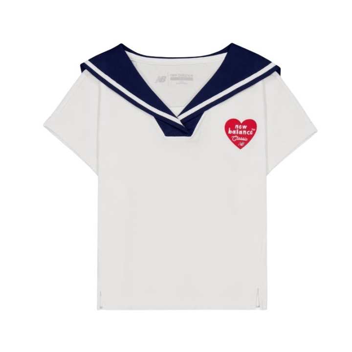 New Balance New Balance Kids' Quick Dry T Shirts Navy Collar Thin