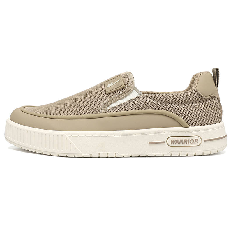 WARRIOR WARRIOR Skateboard Shoes Men's Low Top Khaki, Black