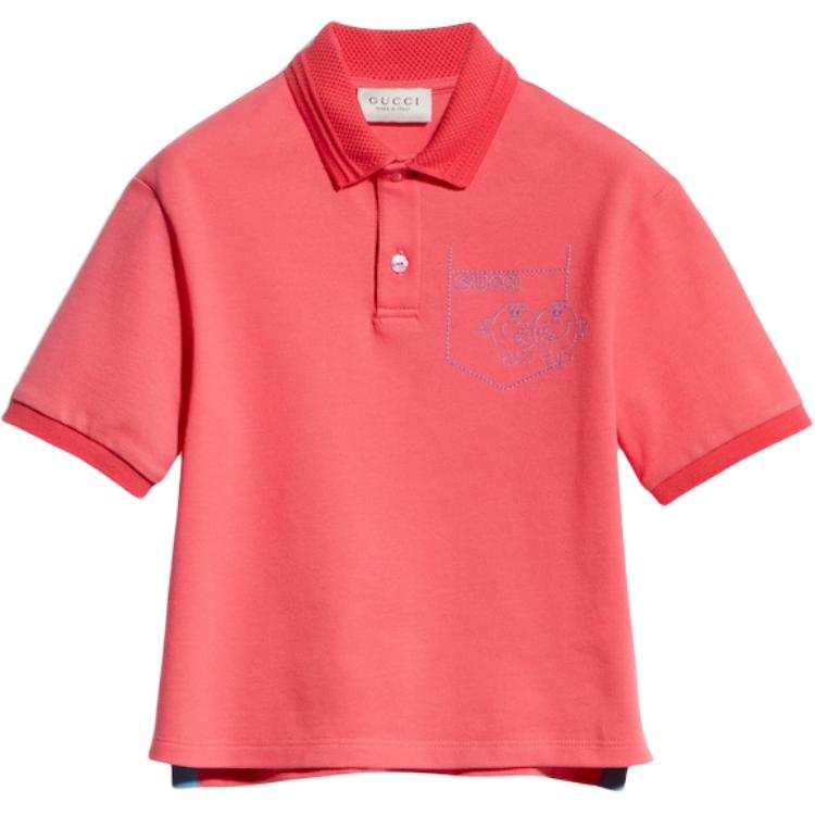 GUCCI Kids Polo Shirts Polo Collar Moderate Stretch
