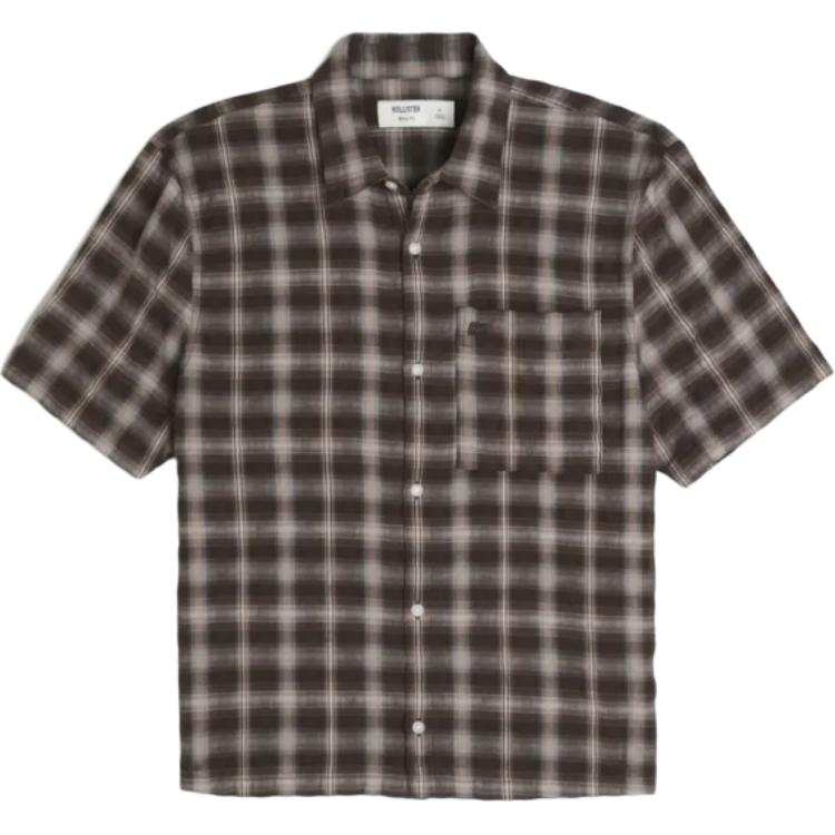 Hollister/ Shirts Men's Brown Lapel Moderate