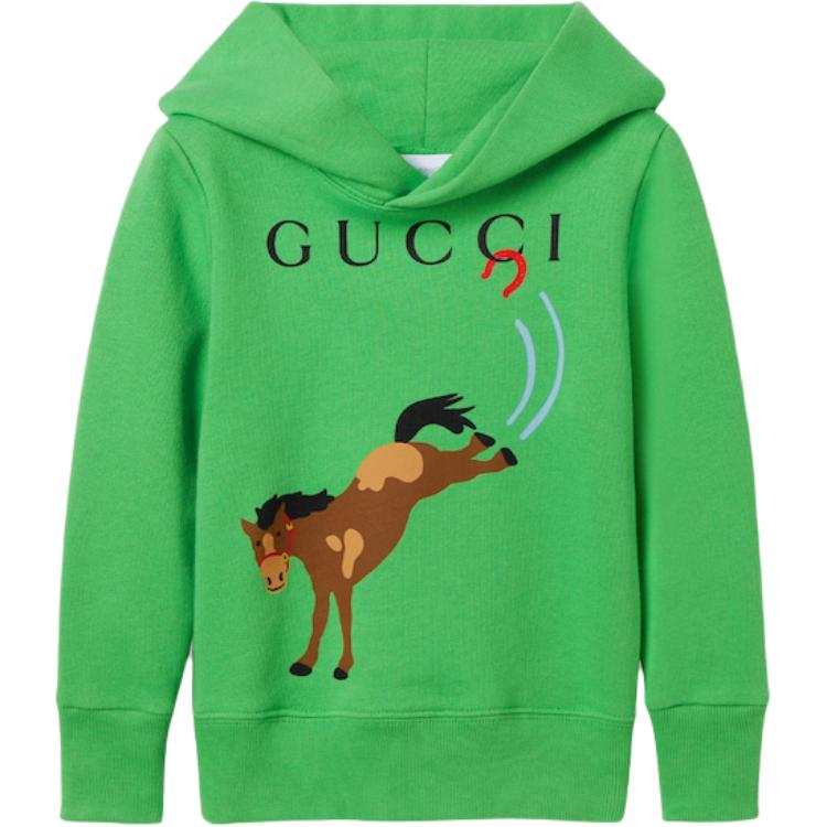 GUCCI Kids Sweatshirts Hooded Non Detachable Moderate