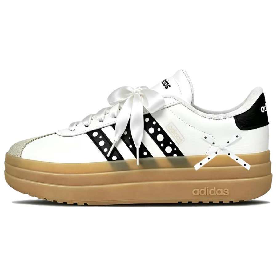 Adidas Adidas VL Court Bold Skateboard Shoes Women's Low Top White, Black