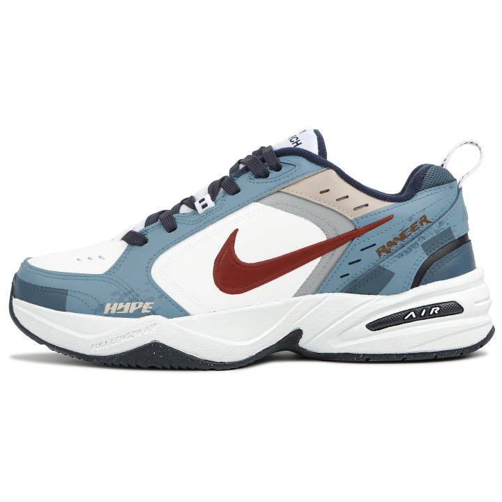 Nike Nike Air Monarch 4 Chunky Sneakers Unisex Low Top Blue/White/Red