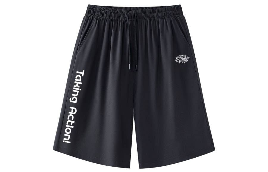 Disney Casual Shorts Unisex Thin Straight Fit Pants