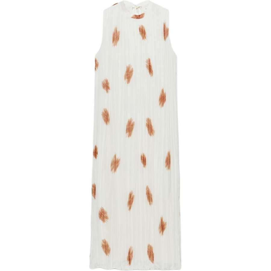 ZARA ZW Sleeveless Dresses Women's Nude/Red Moderate