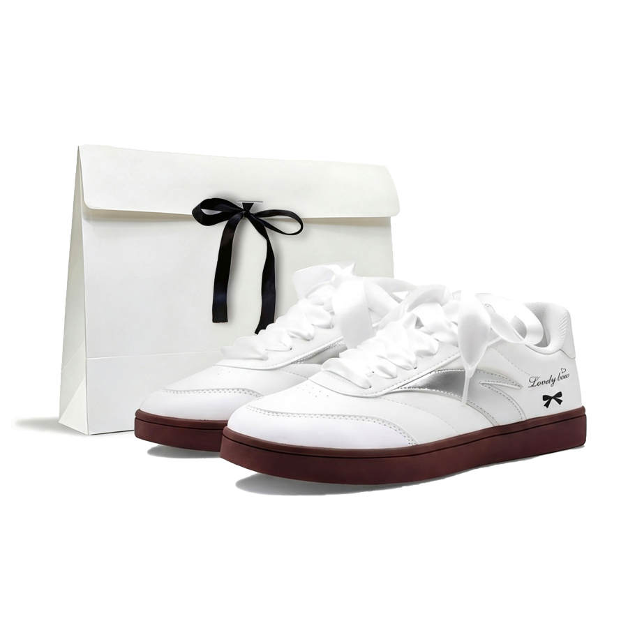 ANTA Active Skateboard Shoes Women's Low Top Silver White