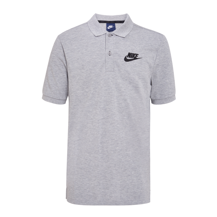 Nike Nike Polo Shirts Men's Gray Lapel Moderate
