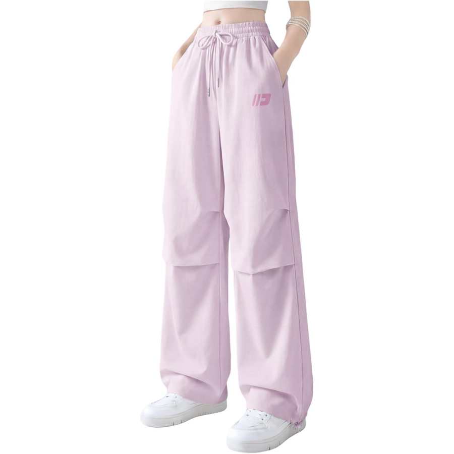 MINISO Casual Pants Women's Moderate Wide Leg Pants
