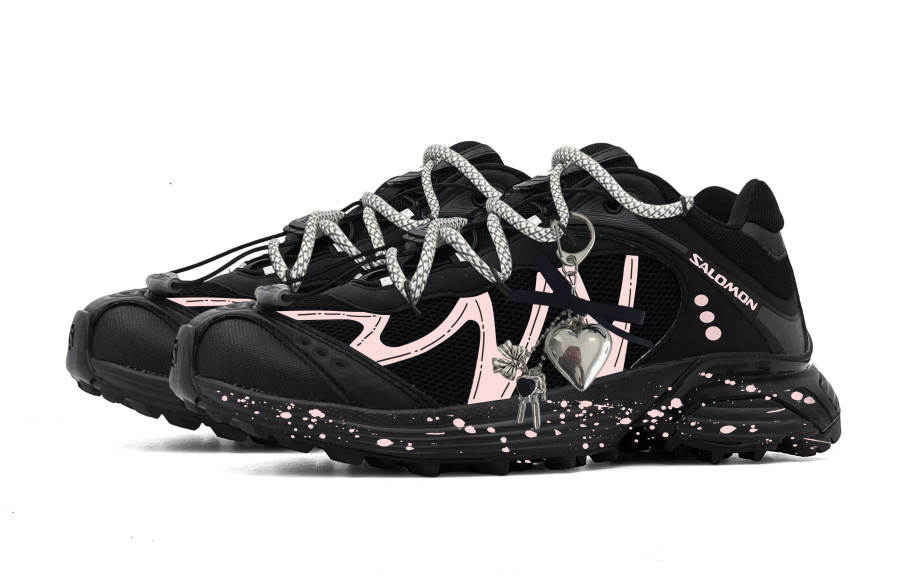 SALOMON XT WHISPER Running Shoes Unisex Low Top Black