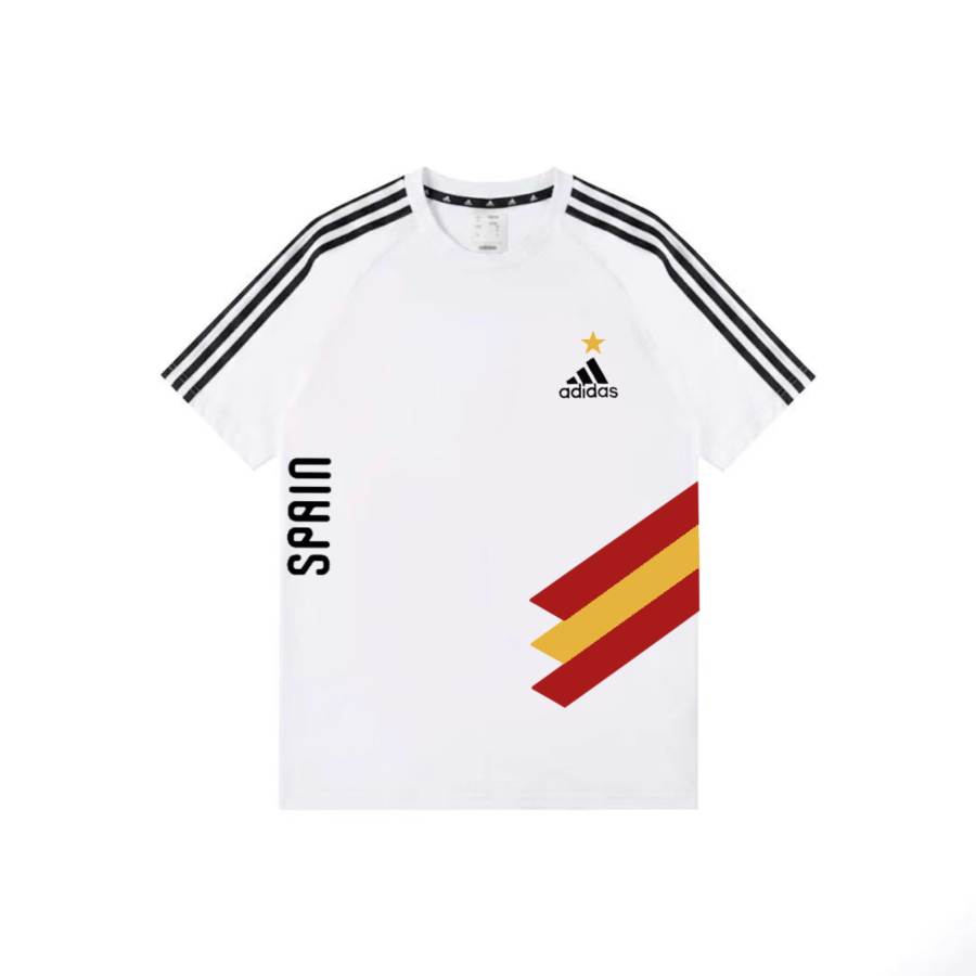 Adidas Adidas T Shirts Men's White Bullfighters Legion Crew Neck Moderate