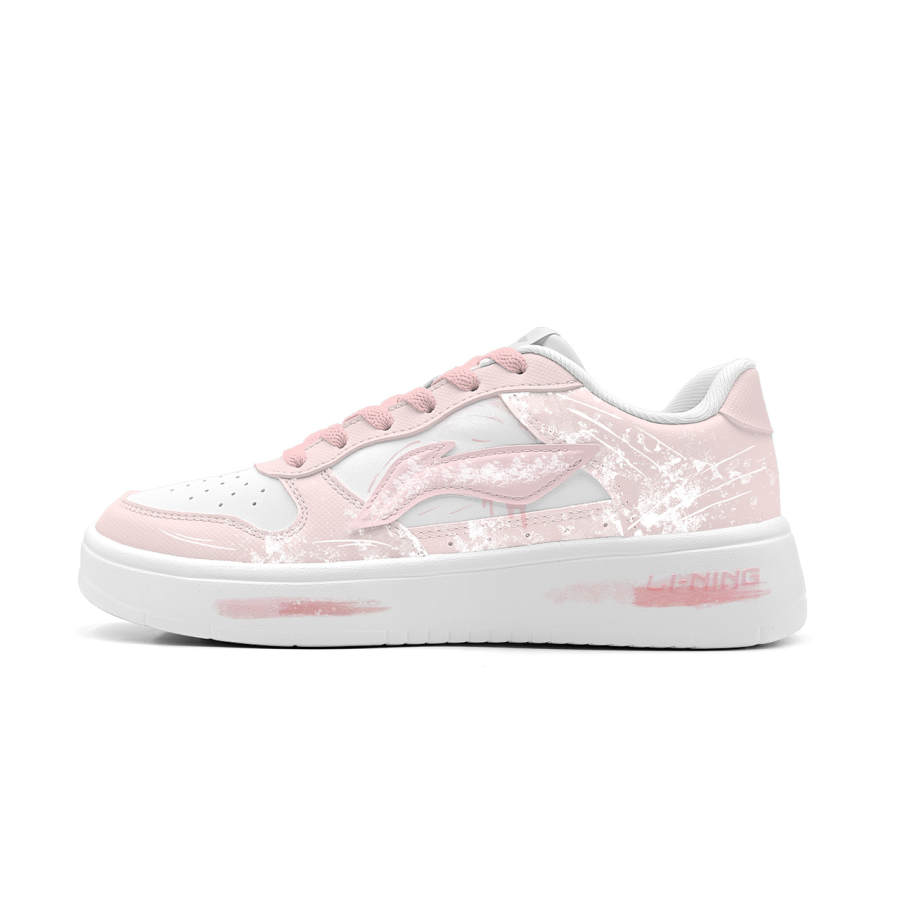 Li-Ning Li Ning Skateboard Shoes Women's Low Top Pink