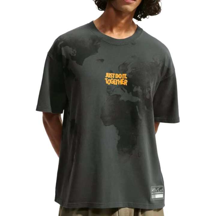 Nike Nike T Shirts Unisex Charcoal Gray Crew Neck Moderate