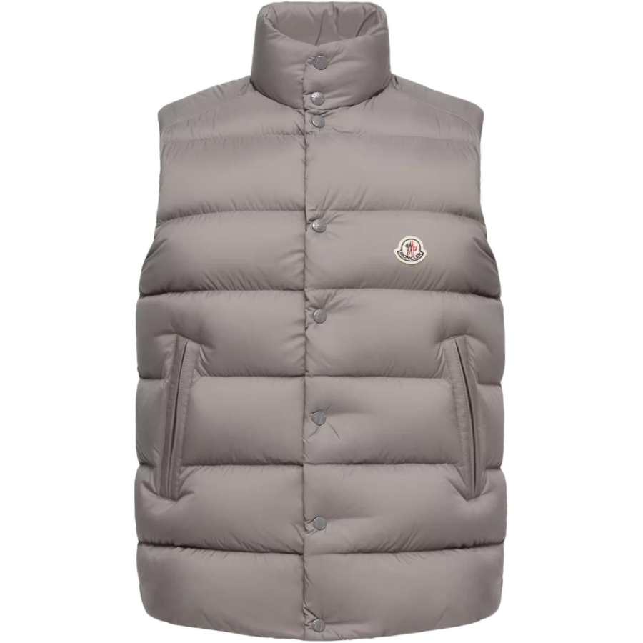 Moncler Moncler FW26 Down Vests Men's Gray Moderate