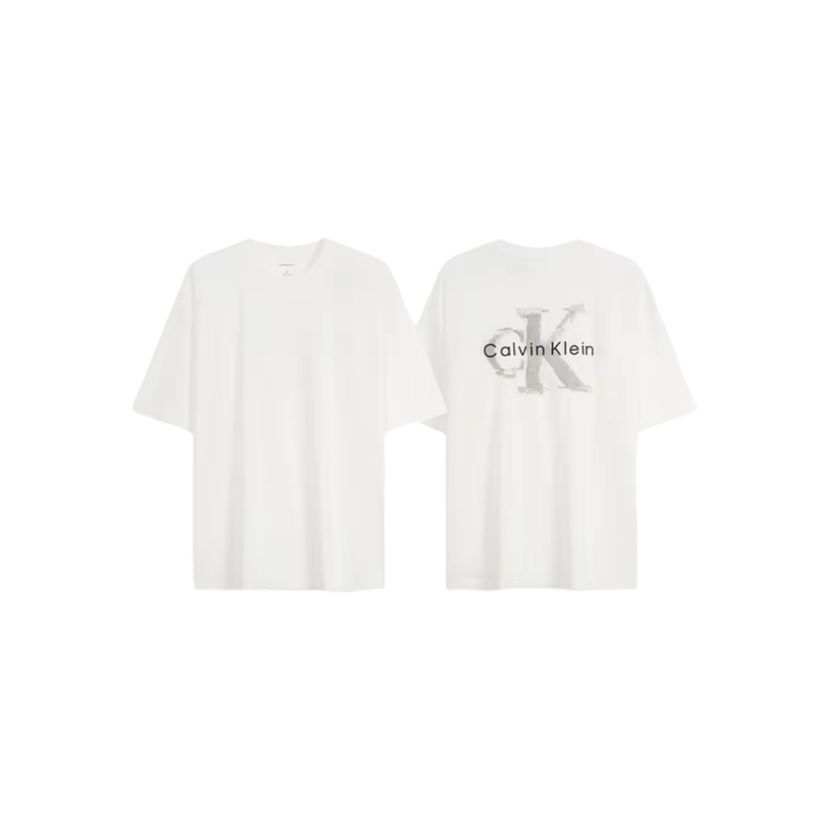 CALVIN KLEIN T Shirt Unisex Bright White