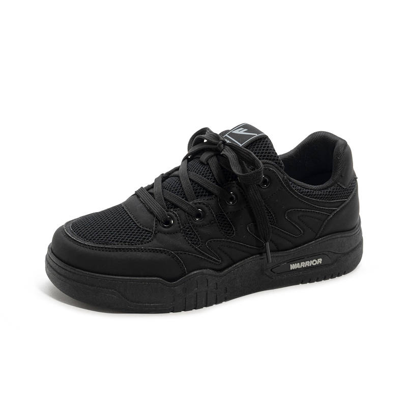 WARRIOR WARRIOR Skateboard Shoes Men's Low Top Black