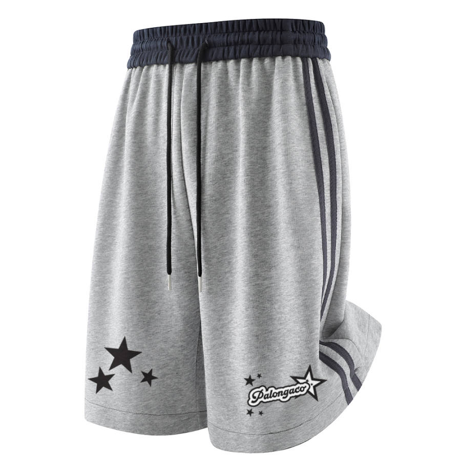 PAL ONGACO Casual Shorts Unisex Moderate Straight Fit Pants