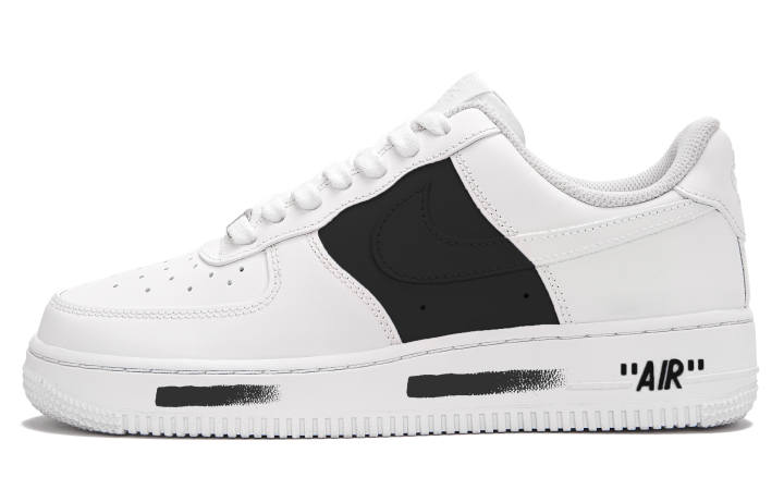 Nike Nike Air Force 1 Skateboard Shoes Unisex Low Top Black White