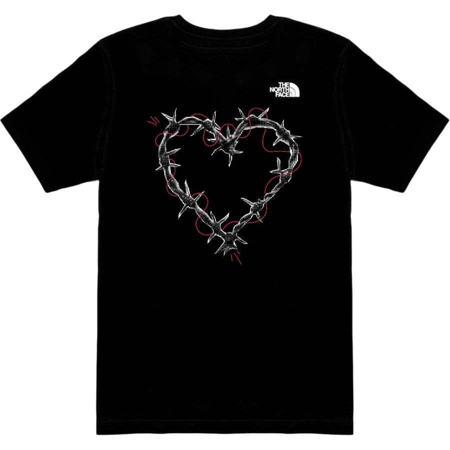 THE NORTH FACE T Shirts Unisex Black Crew Neck Moderate Other