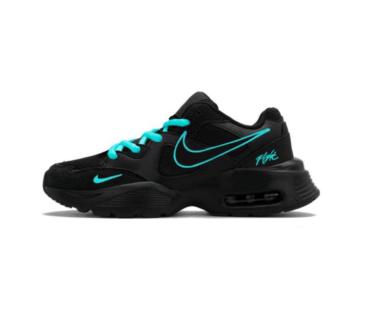 Nike Nike Air Max Fusion Running Shoes Unisex Low Top Black Cyan