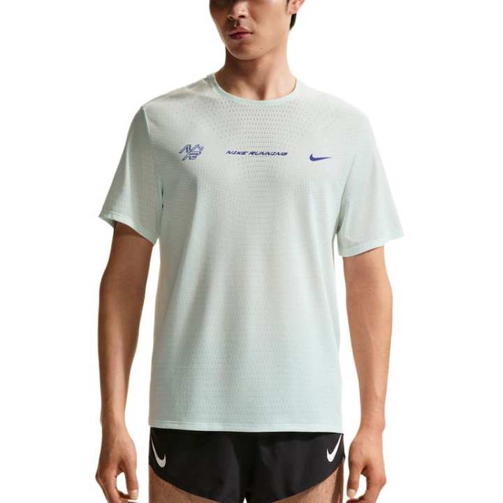 Nike Nike AEROSWIFT Running T Shirts Men's Light Green Crew Neck