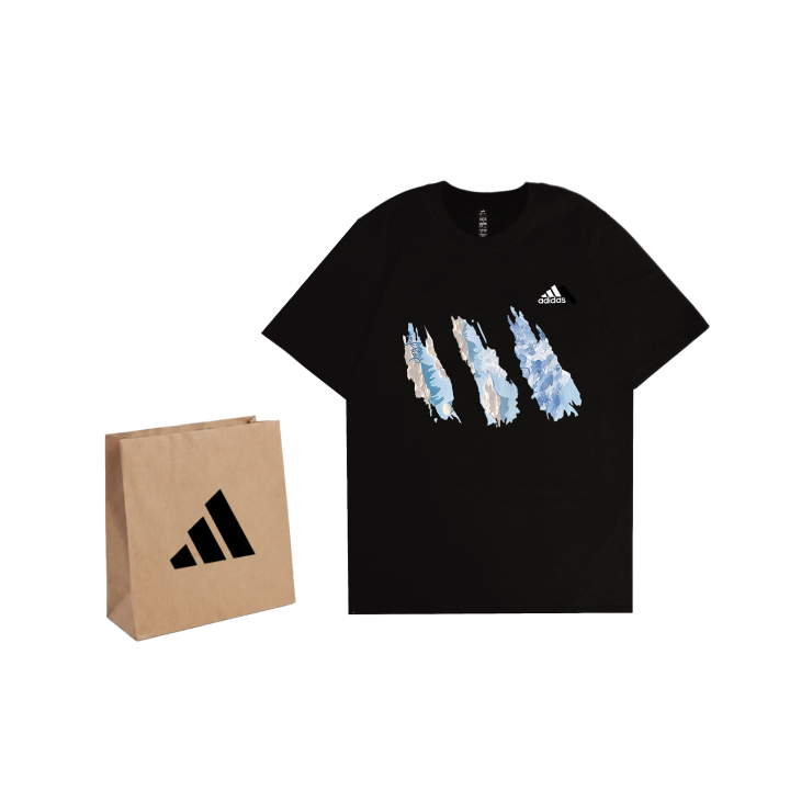 Adidas Adidas MUST HAVES T Shirts Unisex Black Crew Neck Moderate