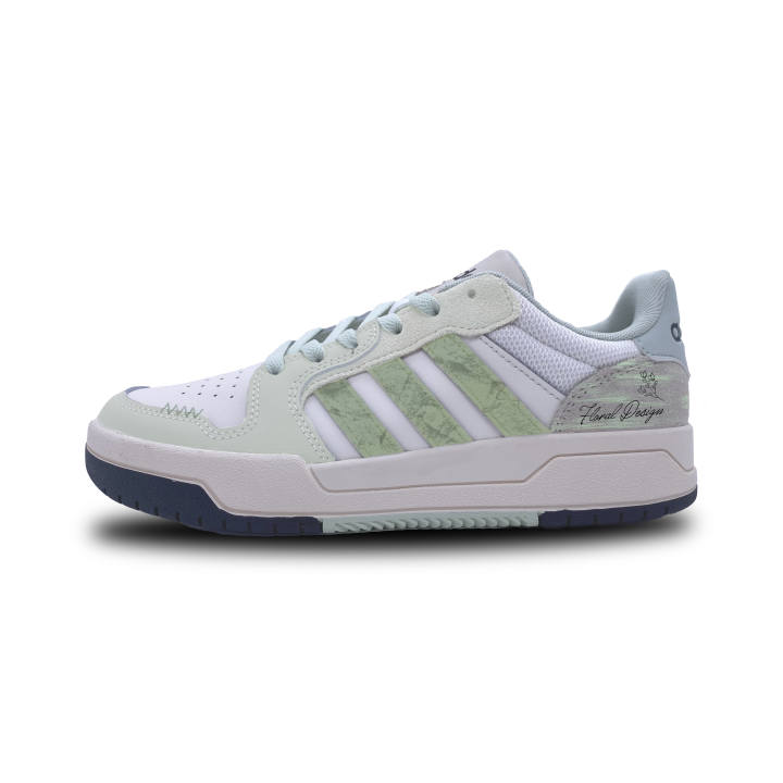 Adidas Adidas ENTRAP Skateboard Shoes Unisex Low Top White Green Blue Multicolor