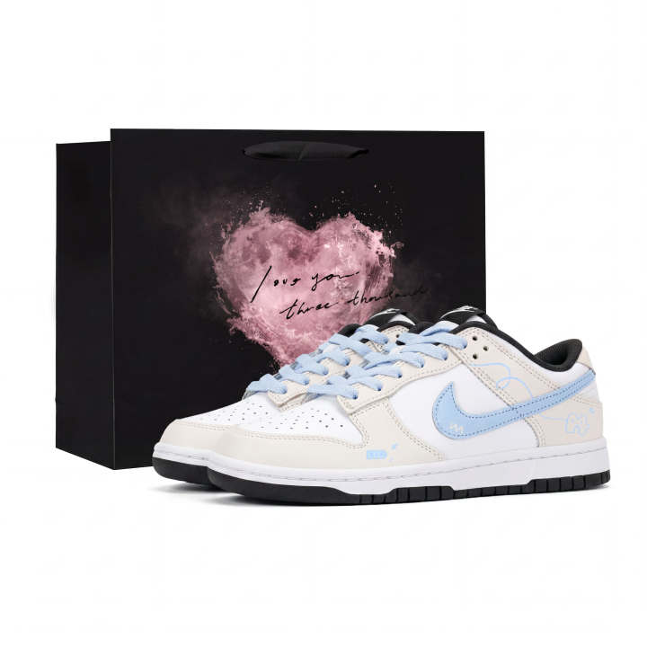 Nike Nike Dunk Skateboard Shoes Men's Low Top Blue Gray Multicolor