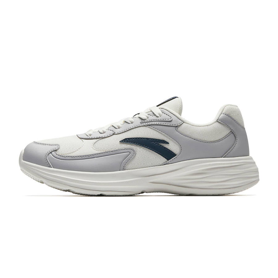 ANTA Nebula 3 Running Shoes Men's Low Top Ivory White/Microchip Gray