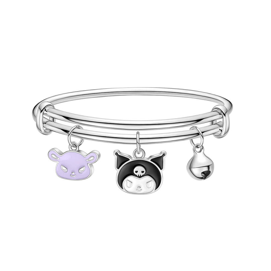 Sanrio Kuromi Artificial Gemstone Bracelet Women's
