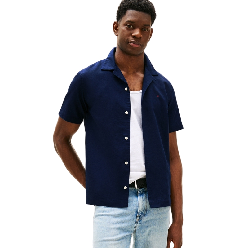 Tommy Hilfiger Shirts Men's Cuban Collar Moderate
