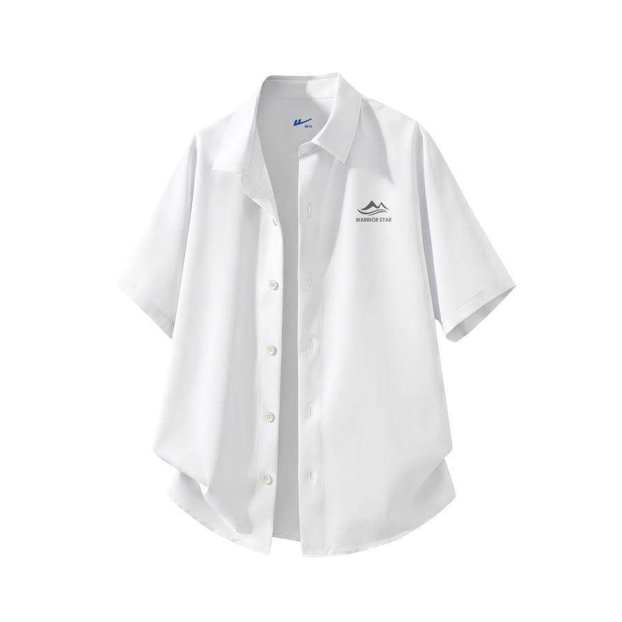 WARRIOR WARRIOR Shirts Unisex Lapel Thin Straight Fit